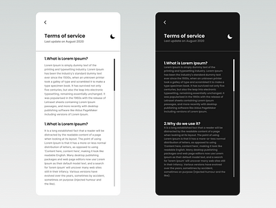 Terms of service concept app ui icchatva terms and conditions terms of service tos