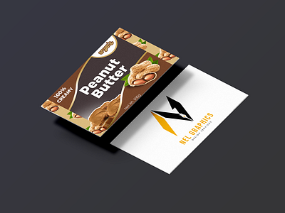 client's peanut butter business mockup