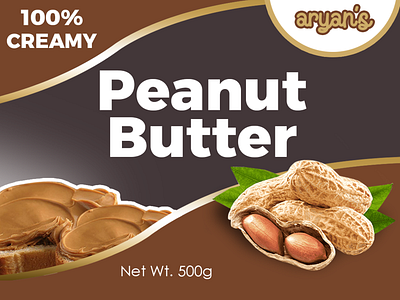 client's peanut butter layout design