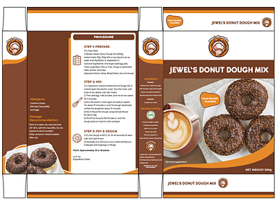 Jewels Donut Box Design