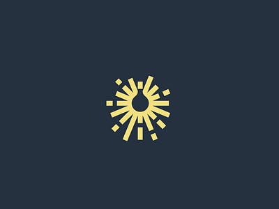 Lightbulb battery branding designer edison electricity hire idea identity illustration innovation light lightbulb lightrays logo minimal rays simple sun switch tesla