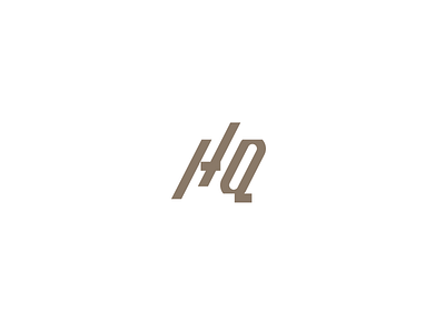 HQ branding calligraphy h hq identity illustration initials lettering letters logo minimal monogram motion q simple typography