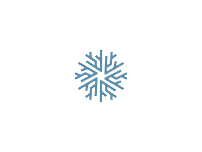 Ice Coral branding cold coral flake ice identity illustration logo minimal nature ocean pattern plant sea simple snow symmetry underwater water