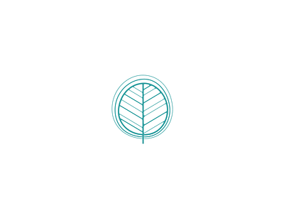 Aura of Nature aura branding calm chi forest green identity illustration leaf leaves logo minimal nautre simple soul tree vibration