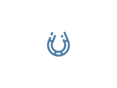 Digital Horseshoe branding cowboy digital horse horseshoe identity illustration logo luck lucky minimal shoe simple