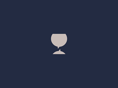 Wine Chat bar box branding bubble chat design drink identity illustration logo minimal simple wine