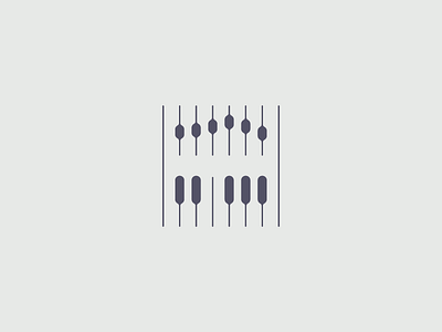 Synth branding dance illustration keyboards logo midi music piano producer