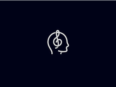Music Listener album earbuds earphones enjoy head headphones illustration lineart listen logo music noise piano studio violin violin key