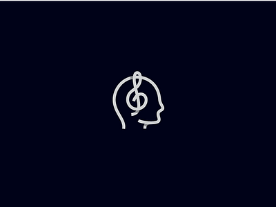 Music Listener album earbuds earphones enjoy head headphones illustration lineart listen logo music noise piano studio violin violin key