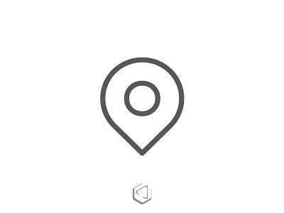 Location Stroke Icon Design app clean design designer flat graphic design icon location app location icon location pin logo minimal vector