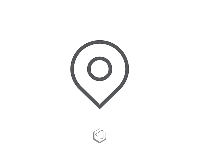 Location Stroke Icon Design