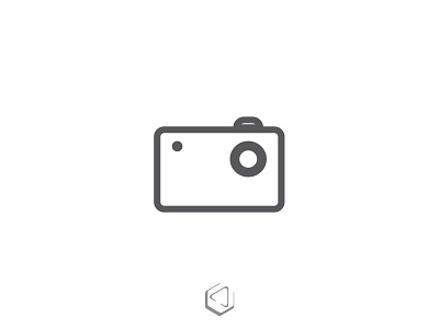 Camera Stroke Icon Design