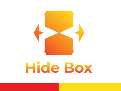 Hide box logo with H letter app clean design designer flat graphic design h letter h letter logo hide hide and seek hide box icon logo minimal vector