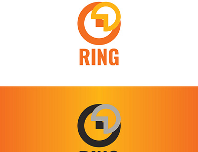 Ring logo design app clean design designer flat graphic design icon logo minimal ring ring logo rings vector