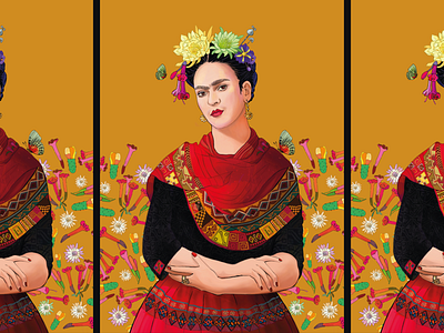 Peruvian Infused Frida Kahlo culture digital art feminine feminism feminist frida kahlo fridakahlo illustration mexican mexico peru peruvian