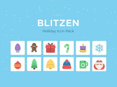 Blitzen - Holiday Icon Pack candy cheer coding download education free holiday icons prize santa snow treehouse