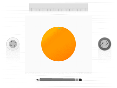 Salt & Pepper – The Art of Illustrating Texture article brushes design google grain illustration learn orange pencil textures tutorial vector