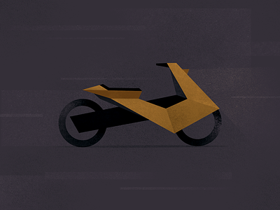 Super Scooter Concept bike concept electric geometric light moped motorcycle pepper salt scooter speed texture