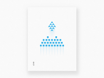Lead data grid illustrator less minimal photoshop poster shapes simple template