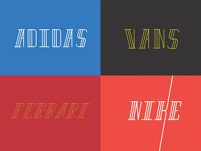 Pillar Lettering adidas conceptual ferrari font illustration inspirational nike type vans vector