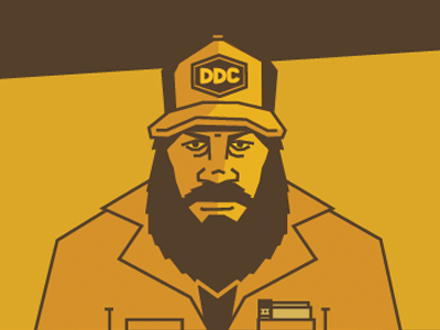 Aaron James Draplin aaron james draplin caricature illustration