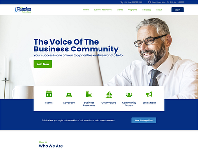 Chamber of Commerce Website Design chamber of commerce web design web page