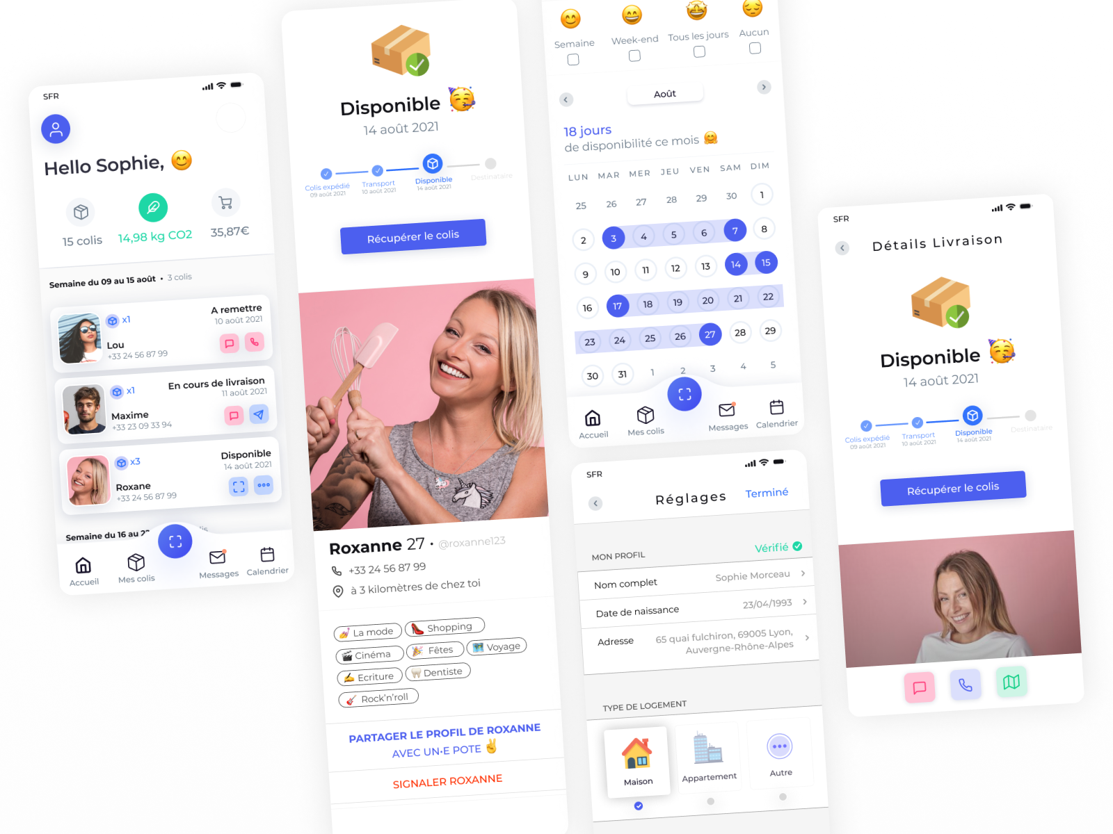 Delivery Mobile App By Lucas Simula On Dribbble