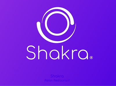 Shakra - Asian Restaurant asian asian restaurant asian restaurant logo ayoub basic bennouna branding design flat icon logo restaurant shakra simple vector