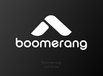 Boomerang - Tech Brand ayoub ayoub bennouna bennouna boom boomerang branding design flat icon logo rang tech tech brand tech brand logo tech logo vector
