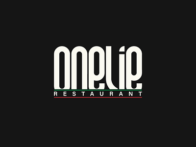 Onelie ayoub ayoub bennouna bennouna branding design flat food logo icon illustration italian italian logo italian restaurant logo restaurant restaurant logo ui