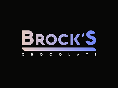 Brocks ayoub ayoub bennouna bennouna branding brocks chocolate chocolate logo chocolate logo design design flat icon illustration logo moroccan design moroccan designer morocco ui vector