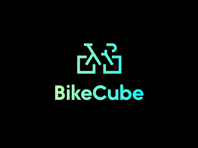 BikeCube ayoub ayoub bennouna bennouna bike bike logo branding cube cube logo design flat icon illustration logo logo design modern design modern logo moroccan designer morocco vector