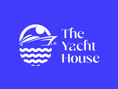 TheYachtHouse ayoub ayoub bennouna bennouna boat branding design designer flat icon illustration logo logo maroc moroccan designer morocco yacht