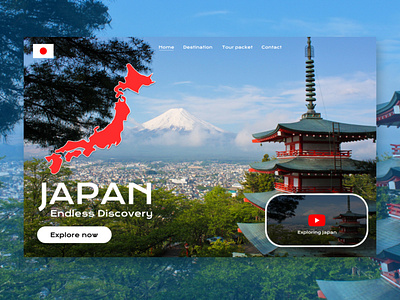 JAPAN branding graphic design ui
