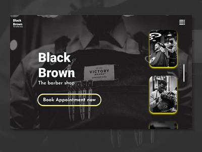 Black Brown branding graphic design ui