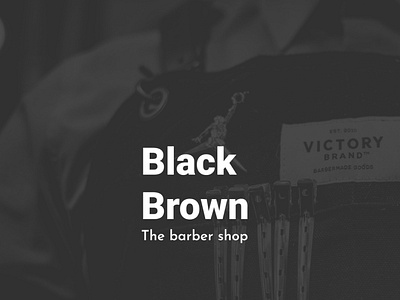 Black Brown graphic design logo ui