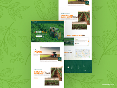 Boreal India Website Redesign branding graphic design redesign ui