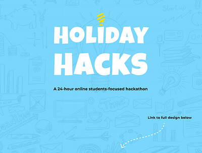Brand Design Holiday Hacks brand branding clean coding design graphic design hackathon hacks holiday illustration landing page logo minimilist product design summer t shirt ui uiux ux vector