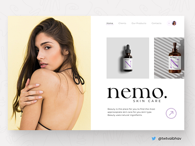 Nemo Skin Care Website Design