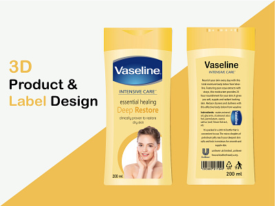 3D Product & Label Design art design graphic design hi quality label design product design ux