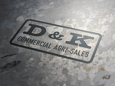 D&K Commercial Agri-Sales Logo branding logo