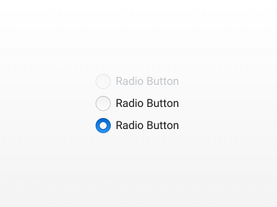 UI Radio Buttons by Brian Hoops on Dribbble