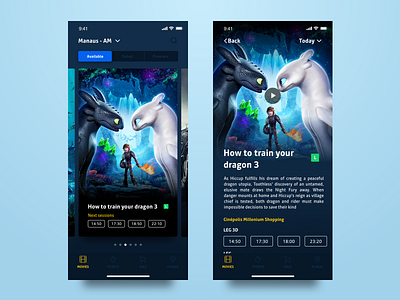 Cinepolis Mobile App app design interface ui userinterface ux