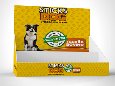 DISPLAY STICKS DOG branding designer gráfico display produto