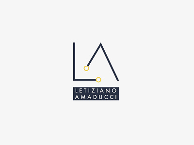 Letiziano Amaducci Logo architecture branding electric flat flat design logo logo design logotype typogaphy