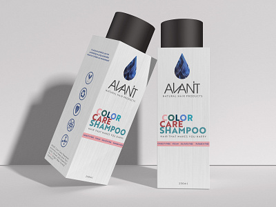 Avant Shampoo package design packaging shampoo