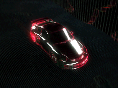 Cyberpunk HUD Car Visualization