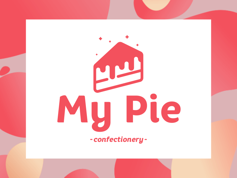 Confectionery Logo Animation 2d after effects animation branding cake debut design dessert gif graphics logo motion
