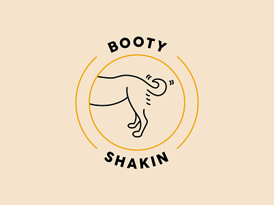 Booty Shakin creative design design dog dog art dog illustration dog logo flat flat design for fun graphic design illustration illustrator line art minimal monoline vector vector art