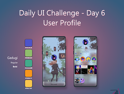 Daily UI Challenge - Day 6 adobe xd dailyui dailyuichallenge ui ux